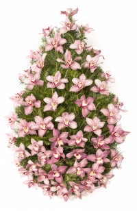Coroana funerara orhidee 2